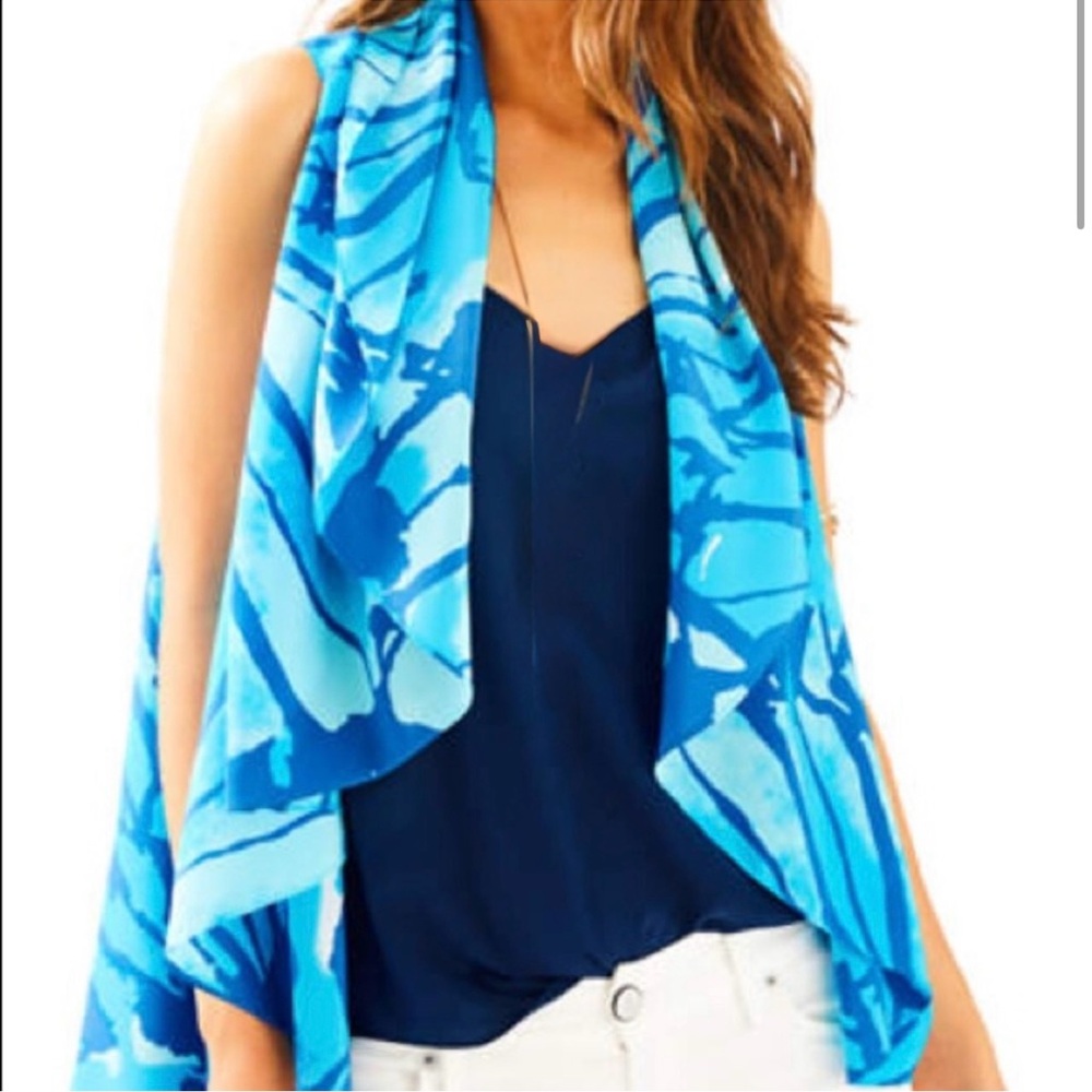 Lilly Pulitzer Stasia Silk Vest - NWT